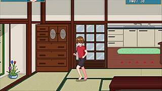 Countryside life gameplay part 1 begins with teen in country setting for anime hentai game.