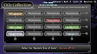 masturbating through lost chapter hentai video game levels in detailed anime gameplay session 2.