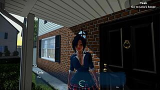 Hentai series featuring playful neighbor