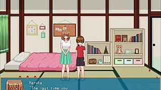 Countryside life gameplay part 1 begins with teen in country setting for anime hentai game.