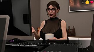 The animated porn game continues with the theme of office romance