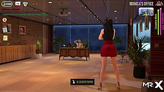 Monica's Ass Desired in Fashion Business 3D Cartoon Hentai Episode 2 Part 34. What Will She Say?