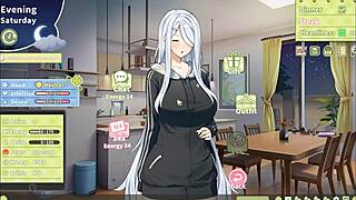 Summer clover harem hentai game episode 11 features bdsm session with footjob from cute asian girl in sexy outfit with big tits