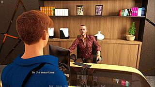 Visual novel porn game with anime style characters