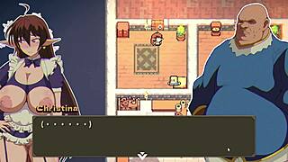 Is my elf friend really getting fucked by that black guy in this hentai game ntr rice part 5?