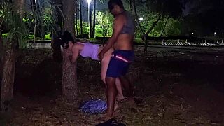 We were so hot that we decided to have sex in the public park
