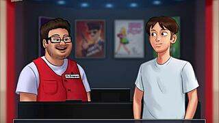 summertime saga episode 120 unfolds with anime game elements BUILDING UP the story in casual vibes