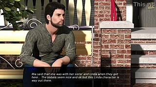 3D animated video game with big-boobed babes called Pine Falls 8