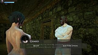 The latest gameplay of The Last Barbarian, an erotic anime-style game