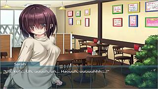 Stepmother and step sister seduce in Oppaicafe game