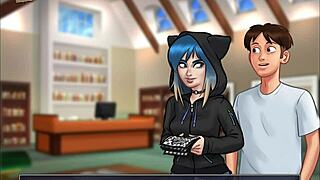 summertime saga episode 120 unfolds with anime game elements BUILDING UP the story in casual vibes