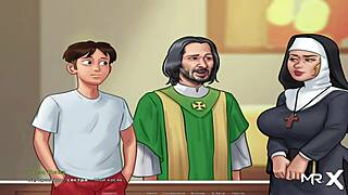 summertimesaga e2 38 anal while she's on phone