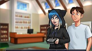 summertime saga episode 120 unfolds with anime game elements BUILDING UP the story in casual vibes