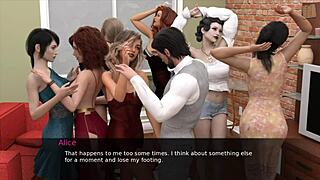 Pine Falls 26: A 3D animated porn game with big-chested babes