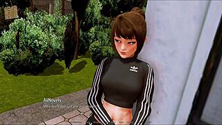 exploring harem hotel episode 75 in game anime style