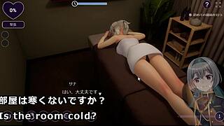 Sensual massage in hotel room