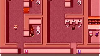 Massaging my busty friend's big tits at the school pool. Game of JK continues!