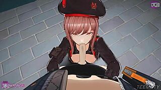 Cartoon porn with 3D animation and a big dick