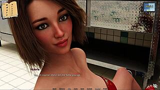 3D animated tits and ass bouncing in porn game Sunshine Love