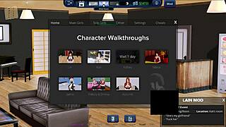 exploring harem hotel episode 75 in game anime style