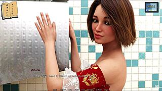 3D animated tits and ass bouncing in porn game Sunshine Love