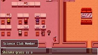 Massaging my busty friend's big tits at the school pool. Game of JK continues!