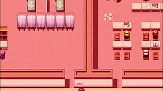 Massaging my busty friend's big tits at the school pool. Game of JK continues!