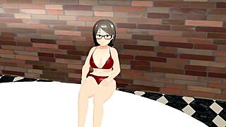 Kyo's Anime Girl in Bubble Bath Hiding Her Body 🛁😉