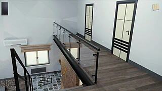 being a dik episode 87 follows the chick route with blonde teacher erotic college ass play