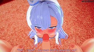 Argus fucking hard in step free POV Azur Lane fantasy!