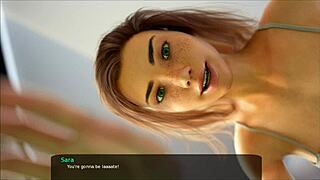 Big-boobed MILF in animated porn series