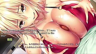 Hentai action with big tits and a fat ass
