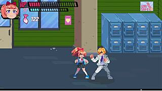 Straight and lesbian animations of city girls having sex