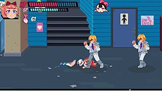 Straight and lesbian animations of city girls having sex