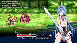 Ich glotz Protagonistin beim Baden und Arsch-Masturbieren in Nightmare Knight 5