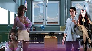 Apocalust Ep 13: Milf in Stockings Gets Naughty Outdoors in Public Game