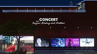 3D animated hentai concert – a sneak peek of a unique adult film