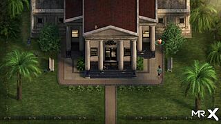 I love watching this tattoo girl work the bar while masturbating in teen hentai e1 3.