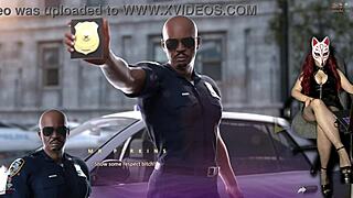 Apocalust Ep 13: Milf in Stockings Gets Naughty Outdoors in Public Game