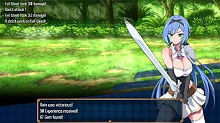 i watch the protagonist take a bath and masturbate her big ass in nightmare knight part 5