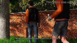 being a dik episode 87 follows the chick route with blonde teacher erotic college ass play