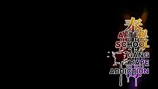 Blonde girl dives into wild anime fun!