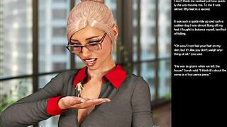 Istražujući mali 18+ gest u epizodi 29 3D strip avanture