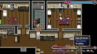 Kâbus Şövalye bölüm 5'te kahramanın banyo yapmasını ve büyük kıçını mastürbasyon etmesini izliyorum