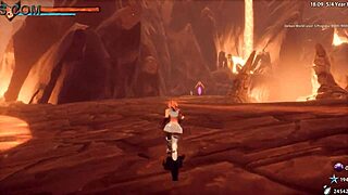 يا رجل، تربية الخبيثة ذات الثدي الكبير في لعبة مستوى 4 تصير جامحة مع قذف وهز مؤخرة.