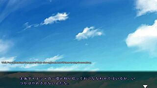 maid-san shows off in boin game noel scene 5