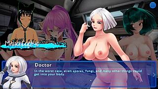 Play with Asian cuties in a Japanese-style video game