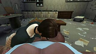 3D animated orgy with Sims