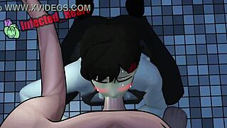 Kobeni gives a sloppy blowjob in POV. Her deepthroat skills loop endlessly.