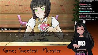 Lewdneko Plays Sweetest Monster Part 3 - Petite Halloween Game Thrills